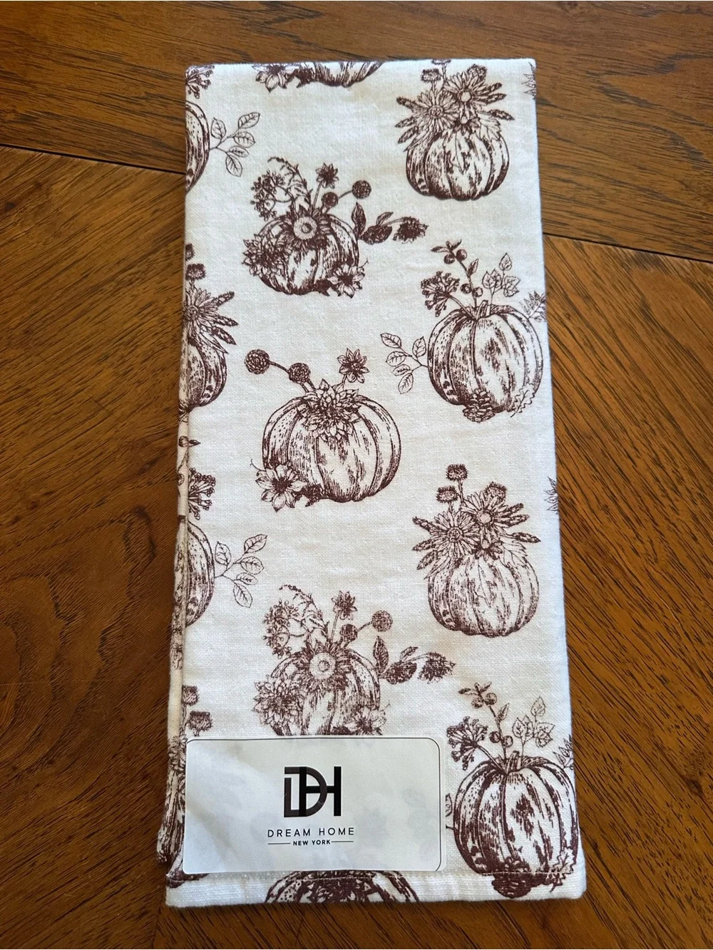 Fall Kitchen Towels Set of 2 Sunflowers Pumpkins Autumn